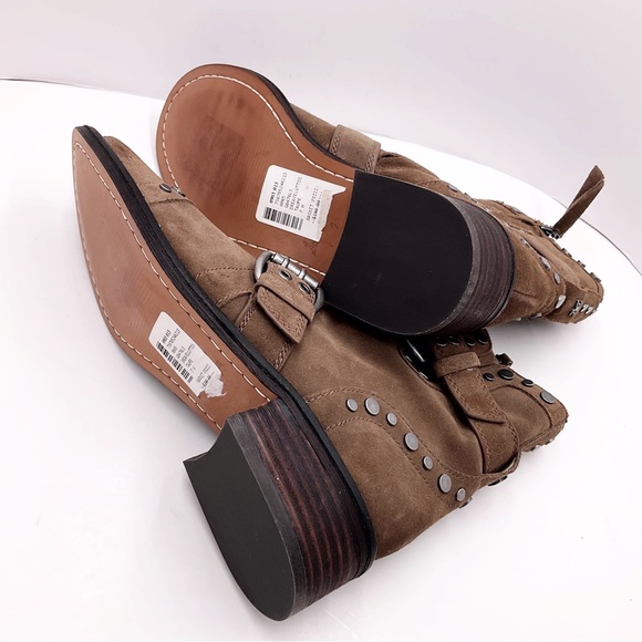 🆕{Sam Edelman} Drea Studded Motorcycle Boots - Picture 12 of 16